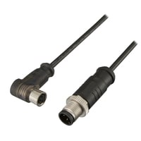 OP-89132 - Cable M8 de 3 pines para conector de modelos autocontenidos / Cable para conector de relé amplificador Con LED (sólo PNP) 5 m