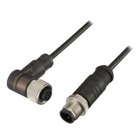 OP-89145 - M12 de 4 pines Cable para conector de modelos autocontenidos Con LED (sólo PNP) 10 m