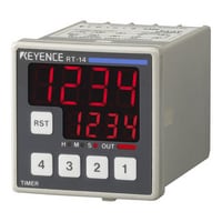 RT-14 - LED de 7 segmentos de 4 dígitos 48 mm □, preajuste de una etapa, fuente de alimentación de CD