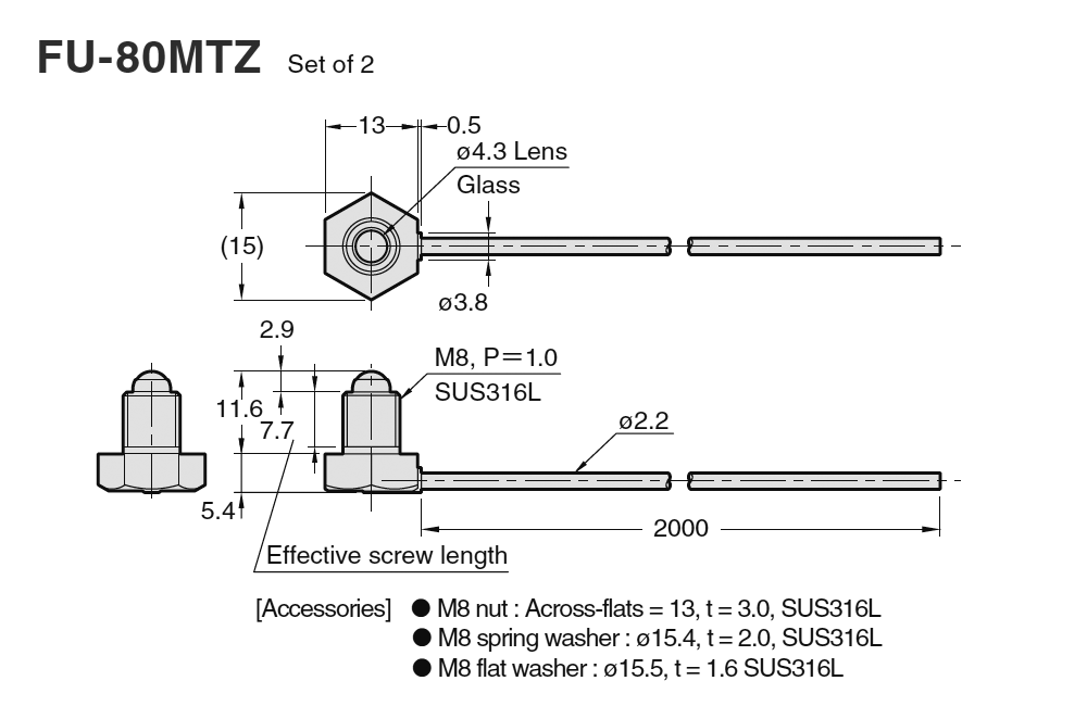 FU-80MTZ Dimension