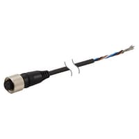 OP-75721 - Cable conector M12 recto de 2 m de PVC