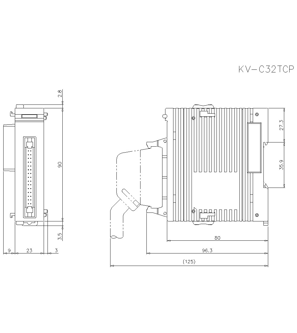 KV-C32TCP Dimension