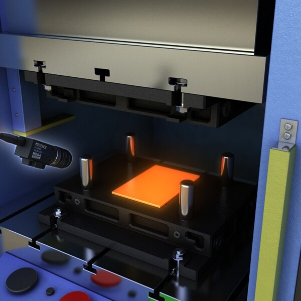 Comprobación del asiento de piezas en prensas de forjado en caliente